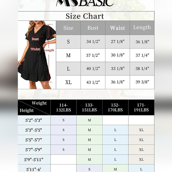 Pretty MS BASIC Womens Summer Wrap Dress~V Neck~Flutter Sleeve~Swiss Dot~Ruffles - Picture 2 of 7